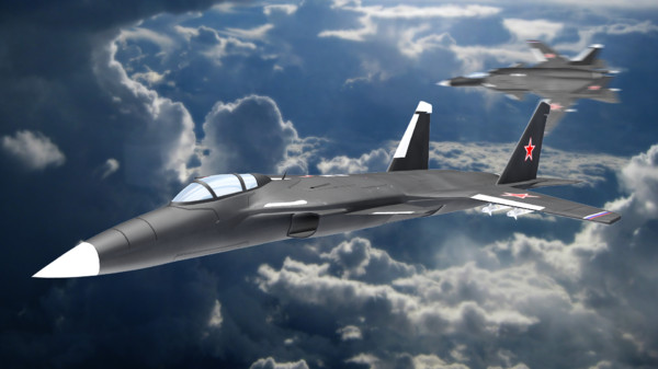 3d model of sukhoi 47 berkut airplane - Sukhoi 47 Berkut... by TotexArtz